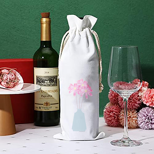 Flower Vase Wine Bag