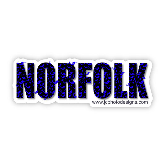 Norfolk Mermaids Sticker - Vibrant City Tribute Sticker