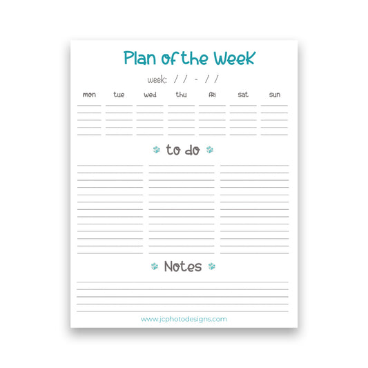 Plan of the Week