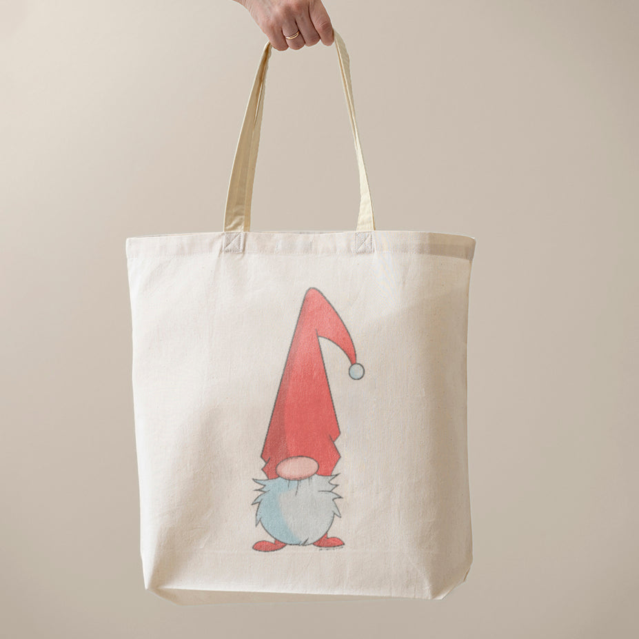 Red Gnome Tote Bag