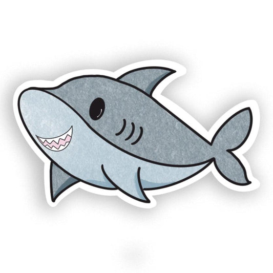 Friendly Shark Sticker - Playful Sea Predator Sticker - JC Designs