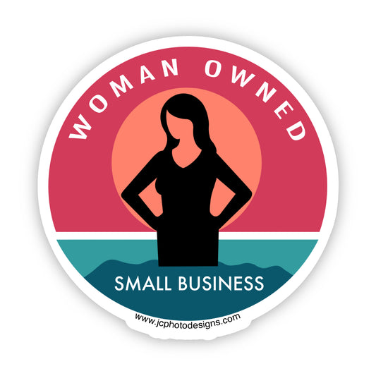 'Woman Owned Small Business' Sticker - Empowerment Sticker