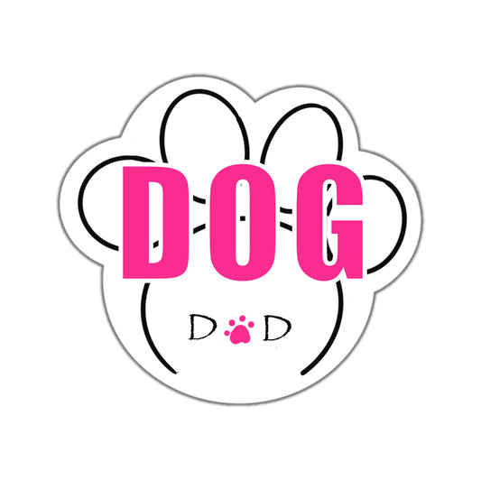 Dog Dad Pink