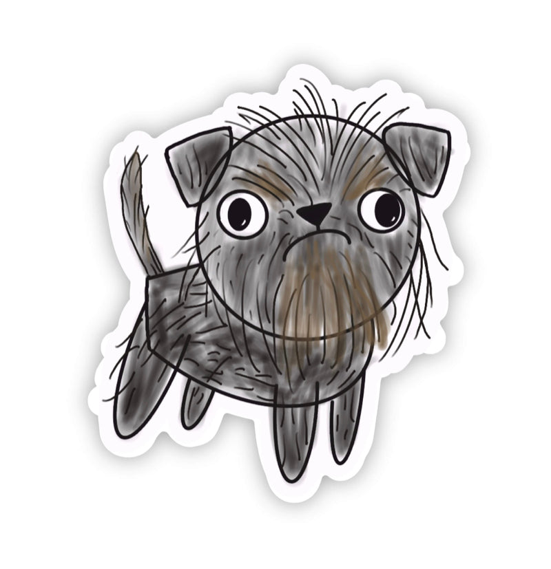 Oz the Brussels Griffon Sticker – Adorable Dog Breed Sticker