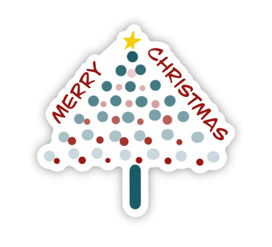 Christmas Dot Tree Sticker